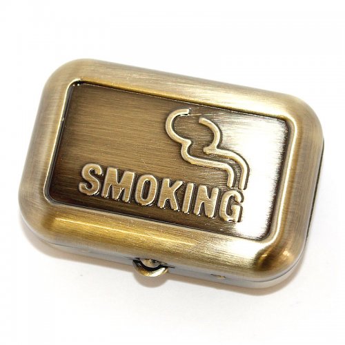 Taschenaschenbecher Smoking Gold