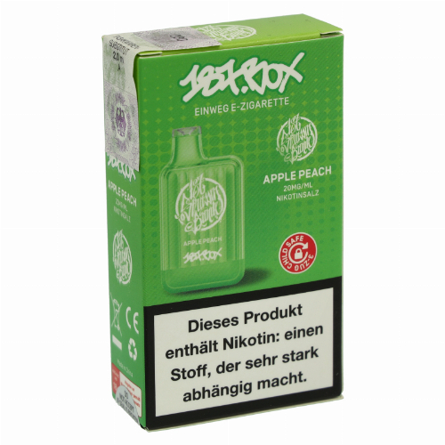 187 Strassenbande Box Apple Peach Einweg E-Zigarette 20mg