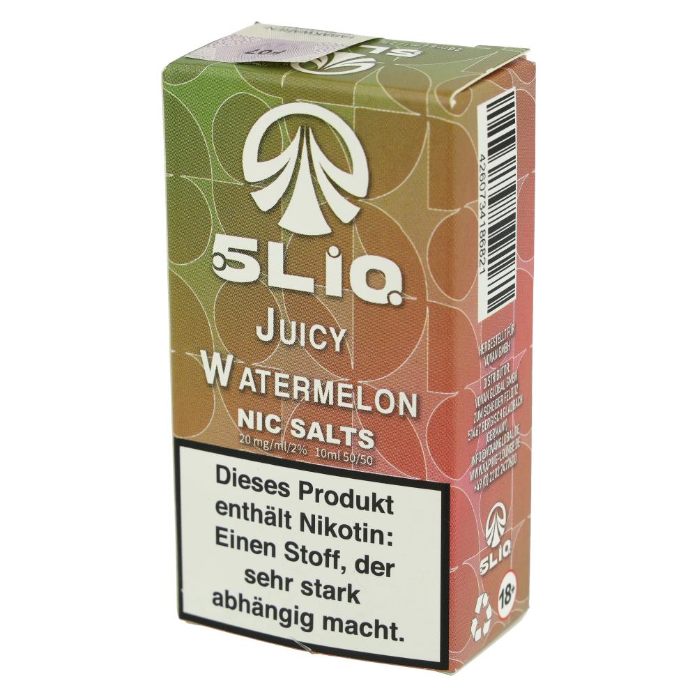 5LIQ Juicy Watermelon Nikotinsalzliquid 10ml 20mg