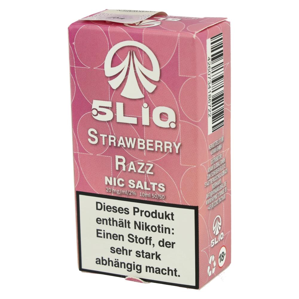 5LIQ Strawberry Razz Nikotinsalzliquid 10ml 20mg