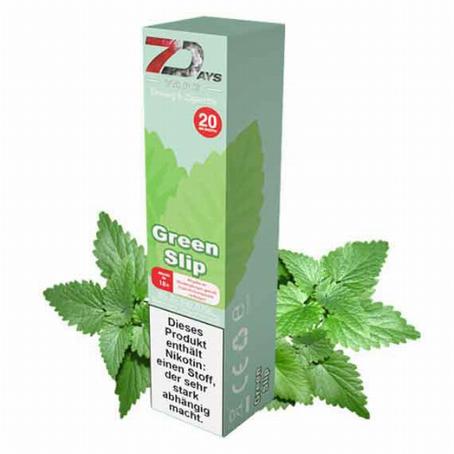 7Days Vape Green Slip Einweg E-Zigarette 20mg