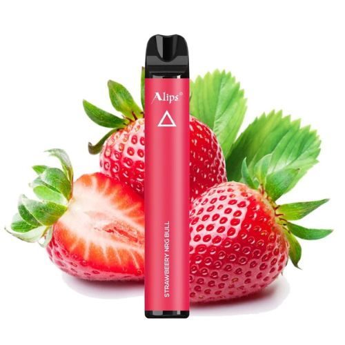 Alips 900 Strawberry NRG Bull Einweg E-Zigarette 20mg