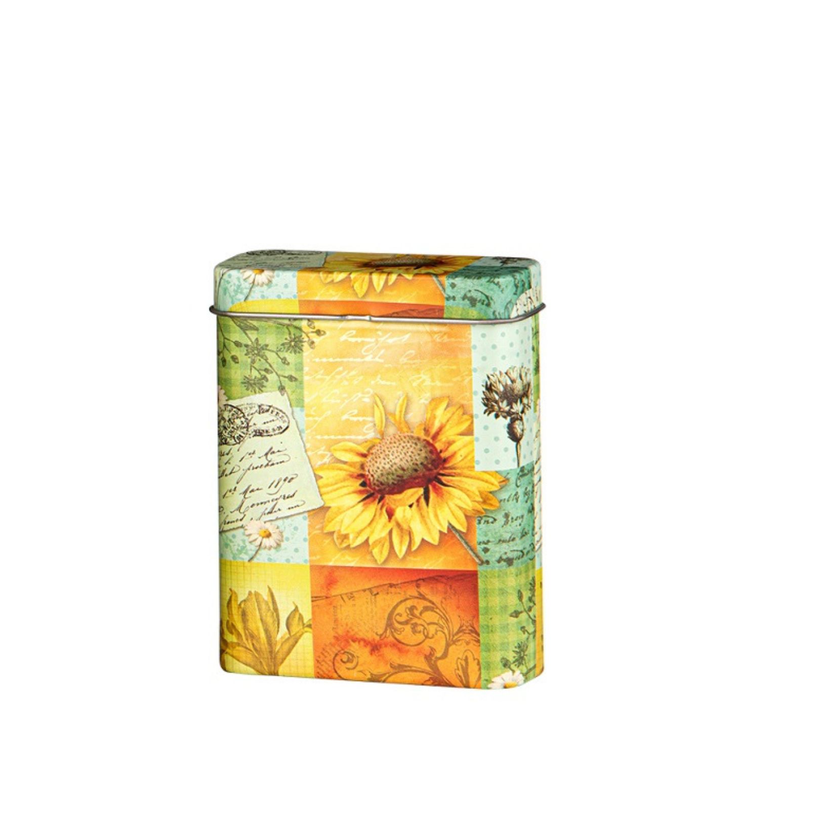 Angelo Blumen Metall Zigarettenbox Sonnenblume