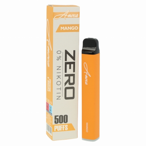 Anoca 500 Einweg E-Shisha Mango Zero ohne Nikotin