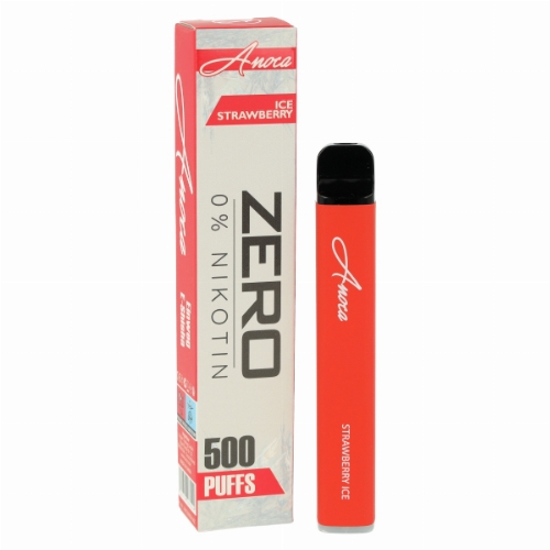 Anoca 500 Einweg E-Shisha Strawberry Ice Zero ohne Nikotin