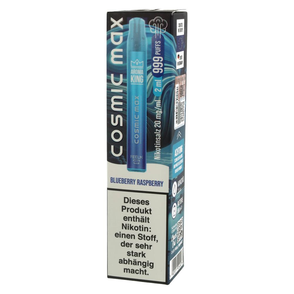 Aroma King Cosmic Max Einweg E-Zigarette Blueberry Raspberry 20mg