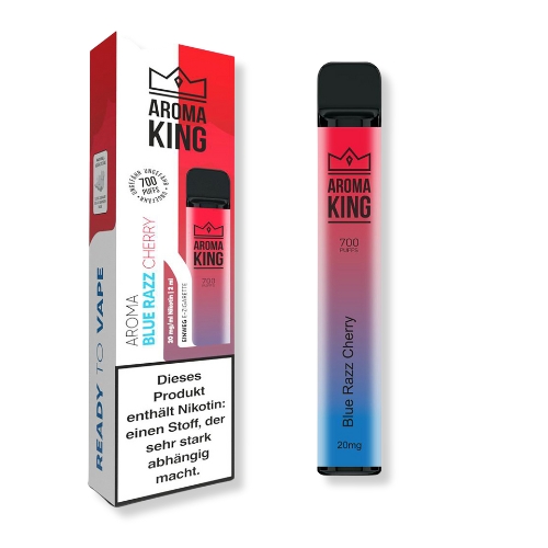 Aroma King Einweg E-Zigarette Blue Razz Cherry 20mg