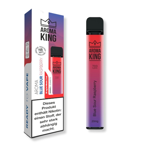 Aroma King Einweg E-Zigarette Blue Sour Raspberry 20mg