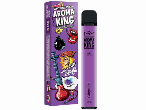 Aroma King Grape Ice Einweg e-Shisha ohne Nikotin