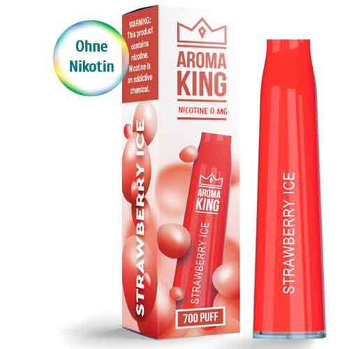 Aroma King Pyramide 700 Strawberry Ice E-Shisha 0mg Nikotin