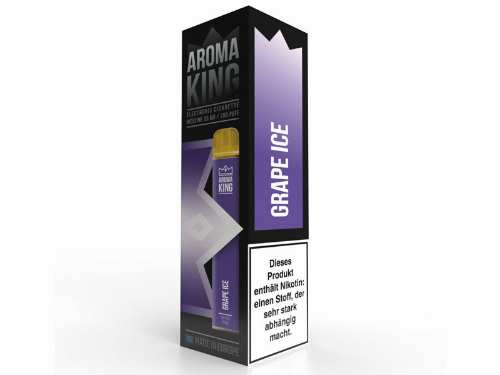 Aroma King Q-BAR 700 Grape Ice Einweg E-Shisha 20 mg Nikotin