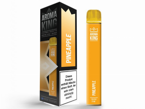 Aroma King Q-BAR 700 Pineapple Einweg E-Shisha 20 mg Nikotin