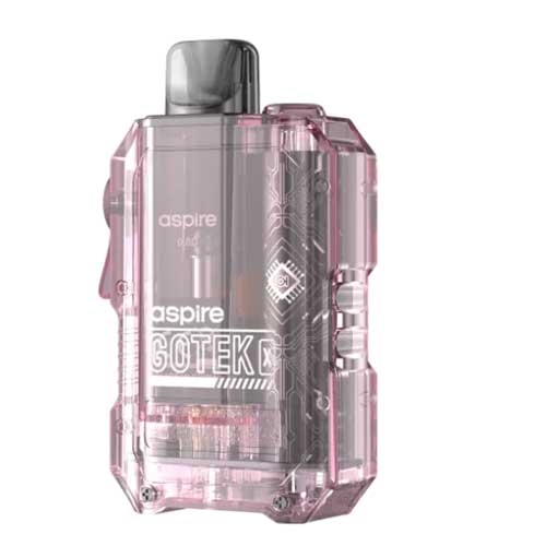 Aspire GoTek X E-Zigaretten Kit Transparent-Pink
