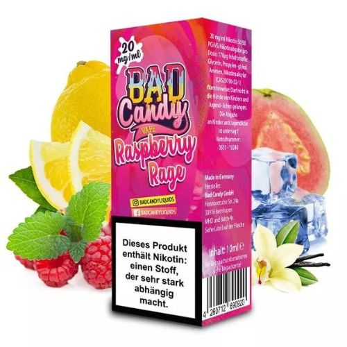 BAD Candy Raspberry Rage 10mg Nic Salt Liquid