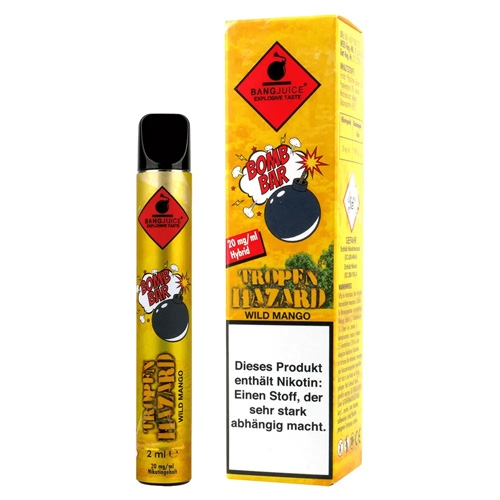 Bang Juice Bomb Bar Tropen Hazard Wild Mango Einweg E-Shisha 20mg Nikotin