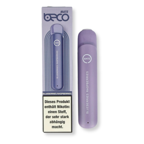 Beco Mate Einweg E-Zigarette Blueberry Raspberry 20mg