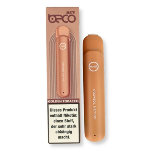 Beco Mate Einweg E-Zigarette Golden Tobacco 20mg