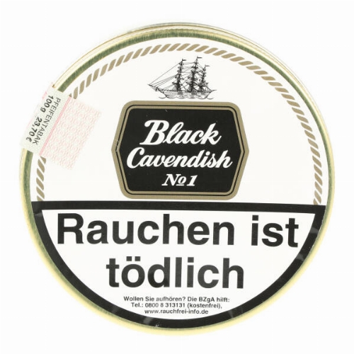 Black Cavendish No 1 100g Pfeifentabak