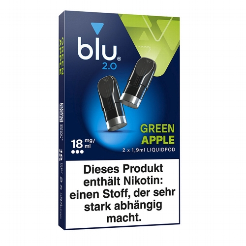 BLU 2.0 Green Apple Liquid Pod 18mg
