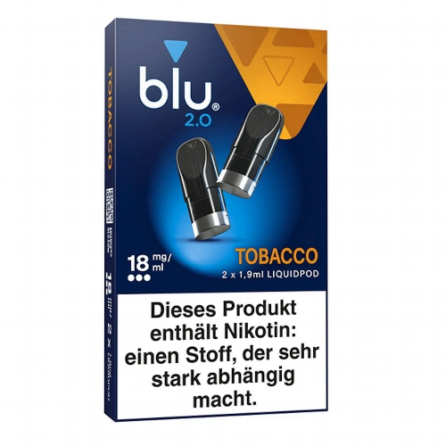 BLU 2.0 Tobacco Liquid Pod 18mg