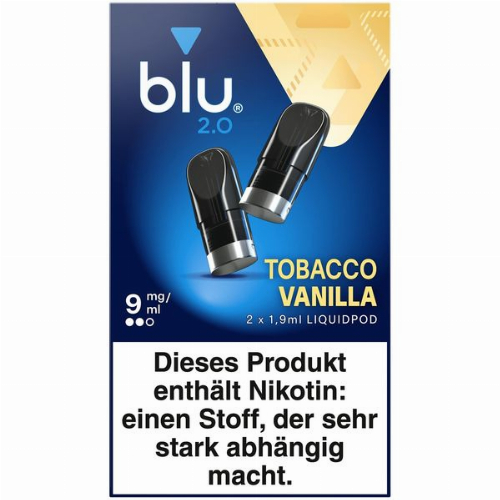 BLU 2.0 Tobacco Vanilla Liquid Pod 9mg