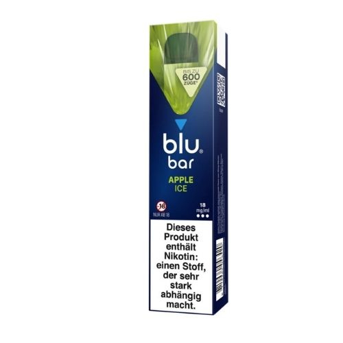 Blu Bar Einweg E-Zigarette Apple Ice 18mg