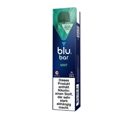 Blu Bar Einweg E-Zigarette Mint 18mg