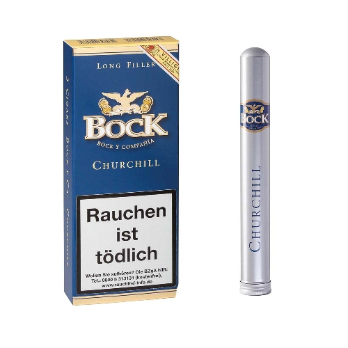 Bock y Ca Zigarren Churchill Tubo 3Stk.