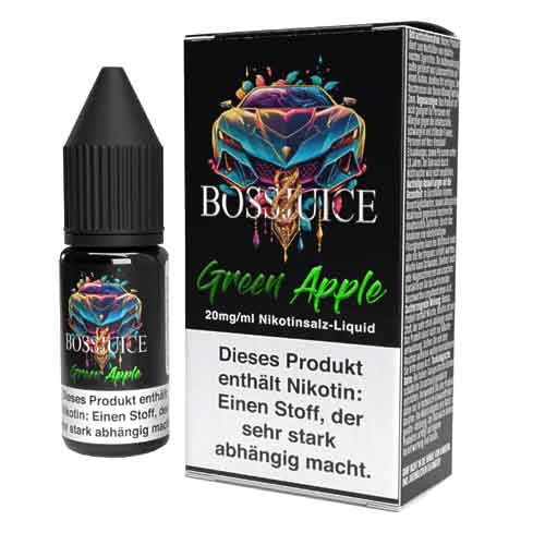 Boss Juice Green Apple Nikotinsalz Liquid 10ml 20mg