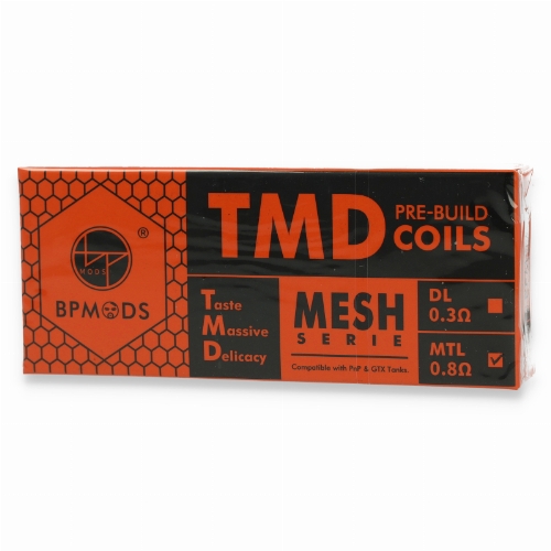 BP MODS TMD Mesh Serie Coil 0,8 Ohm 5Stk.