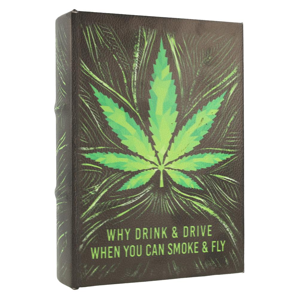 Buchversteck/Stash Book Holzbox Drink & Drive