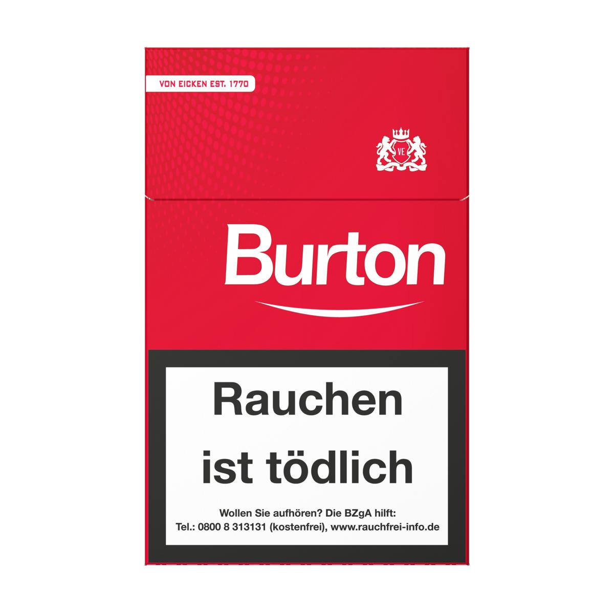 Burton Original Filterzigarillos mit Naturdeckblatt 17er