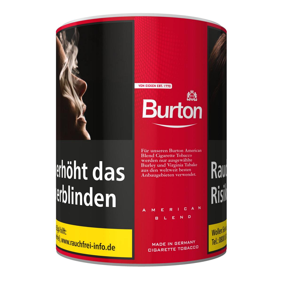 Burton Tabak Rot XL 65g Dose Zigarettentabak