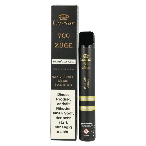 Caesar Berry Mix Gum Einweg E-Zigarette 20mg