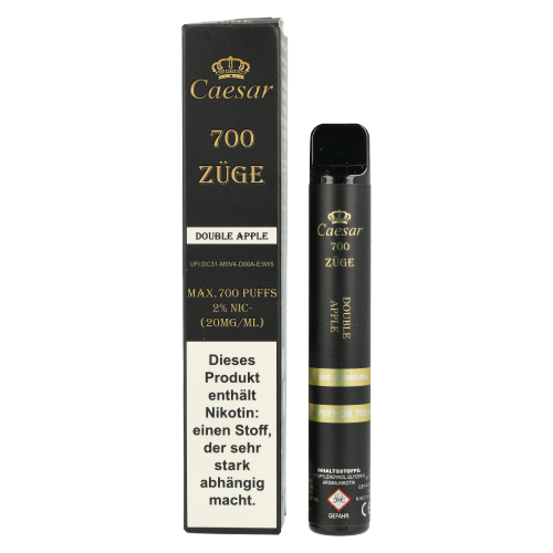 Caesar Double Apple Einweg E-Zigarette 20mg