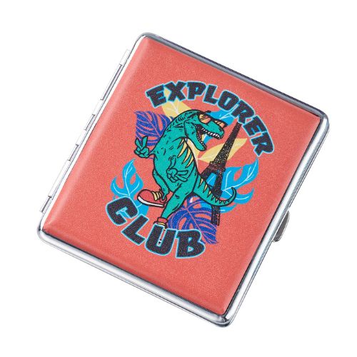 Champ Zigarettenetui Metall Cool Dino Explorer Club