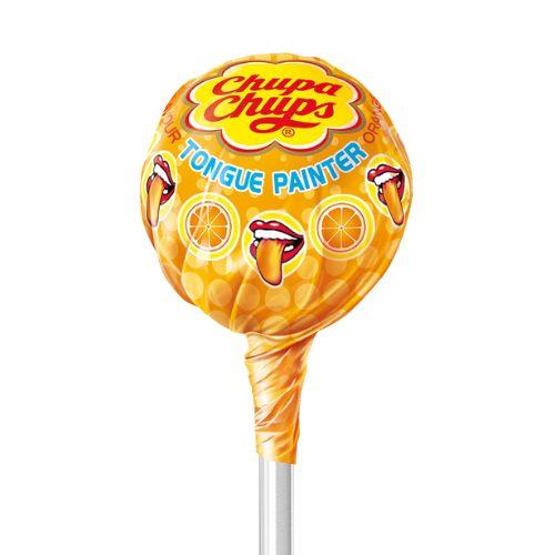 Chupa Chups Zungenmaler Orange Lollipop