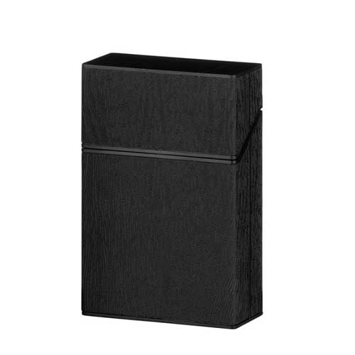 Clic Boxx Zigarettenbox mit Holzoptik 20er schwarz