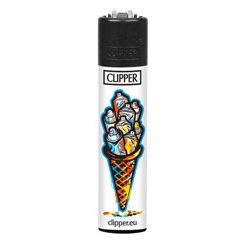 Clipper Feuerzeug Eis Waffel 1v4