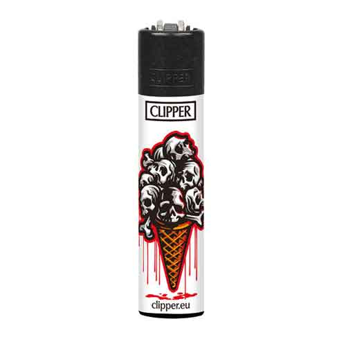 Clipper Feuerzeug Eis Waffel 3v4