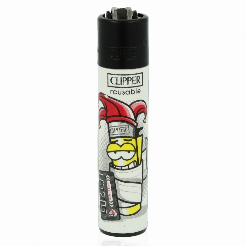 Clipper Feuerzeug Gizeh 7 - 4v4 CLIPPER MAN MIT GIZEH ROLL PAPERS