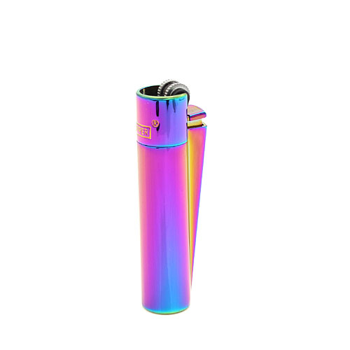 Clipper Feuerzeug Metall Icy Color (Rainbow)