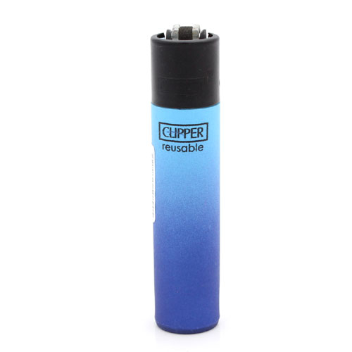 Clipper Feuerzeug Metallic Gradient #4 blau