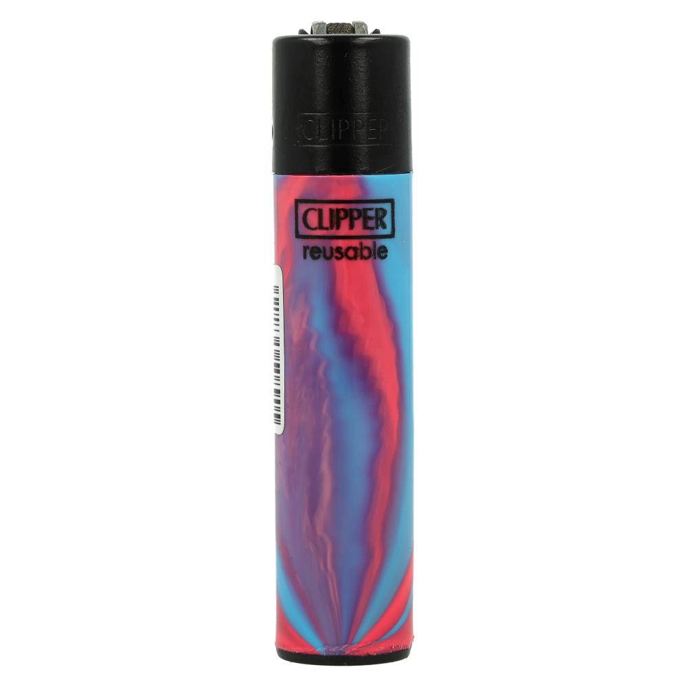 Clipper Feuerzeug Nebula Mix 2 1v4 Hellblau-Pink