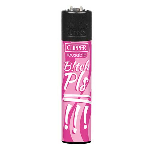 Clipper Feuerzeug Pink Power 1v4 B!tch Pls!!!