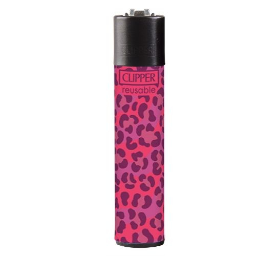 Clipper Feuerzeug Pink Wildlife 2v4 Leopard