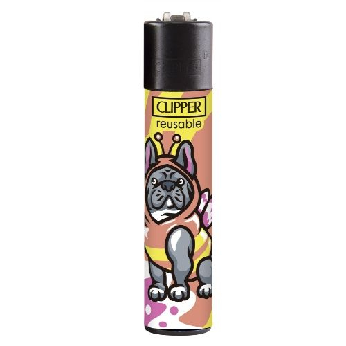 Clipper Feuerzeug Wannabe Mascots 4v4 Bulldogge / Schmetterling