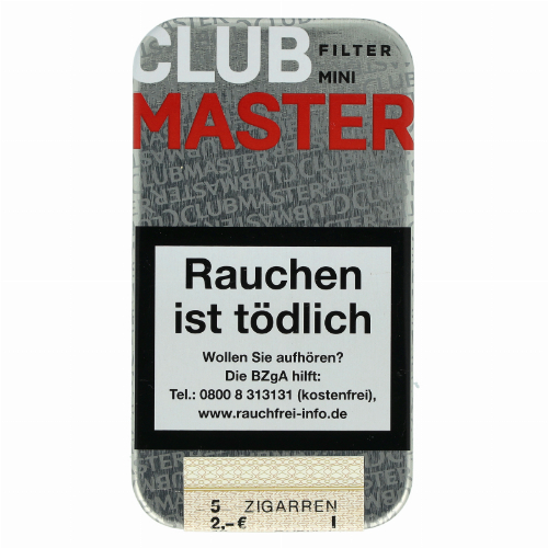 Clubmaster Mini Filter Zigarillos Red 5Stk.