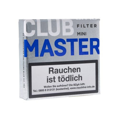 Clubmaster Zigarillos Mini Blue Filter