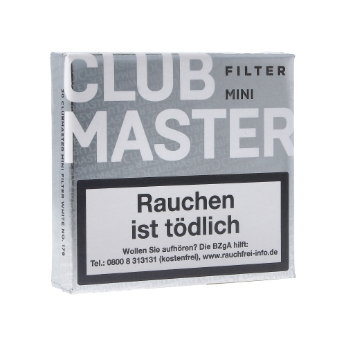 Clubmaster Zigarillos White Mini Filter